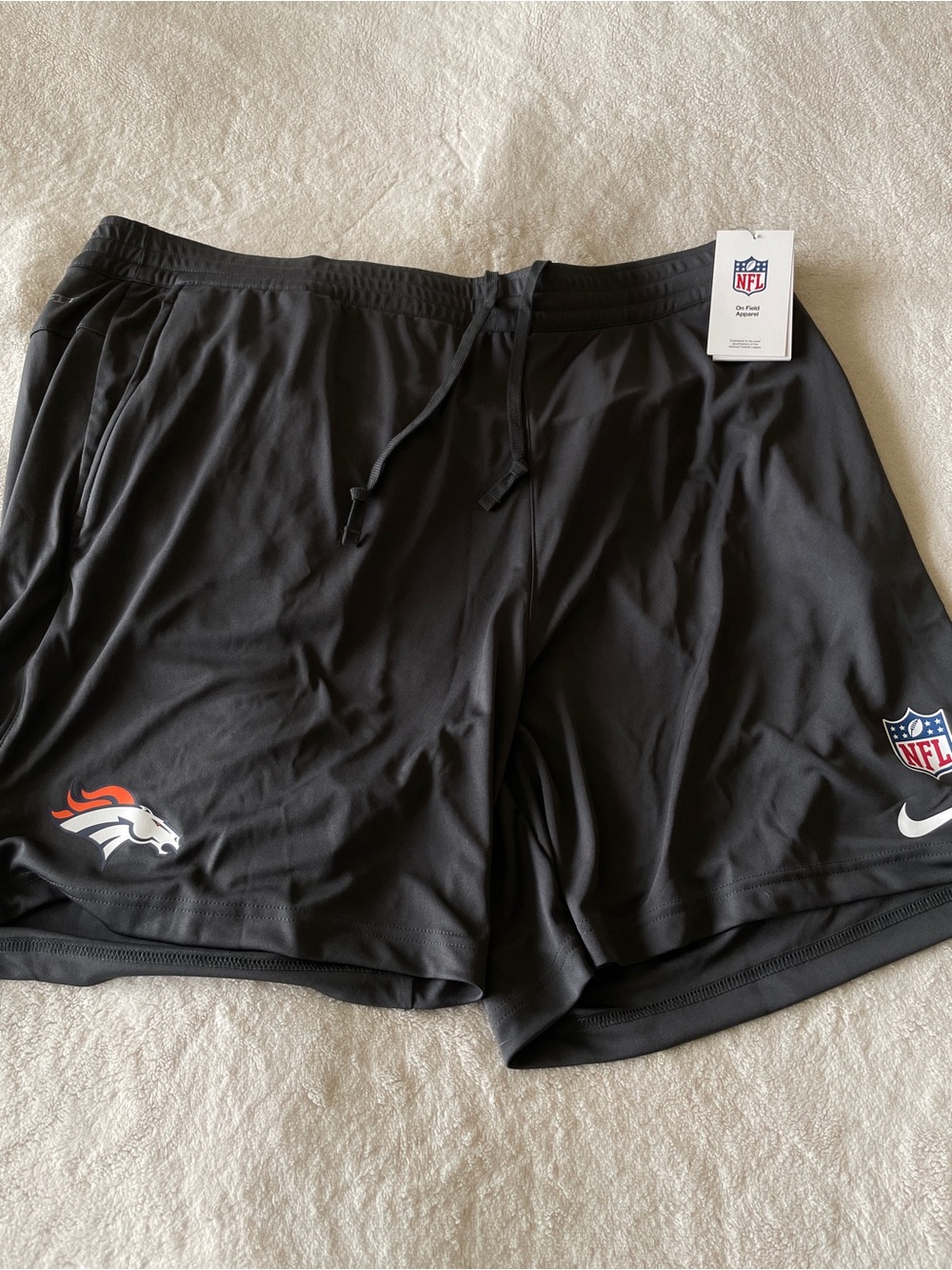 NWT Nike NFL Denver Broncos Team Issued Shorts Sz XXL
